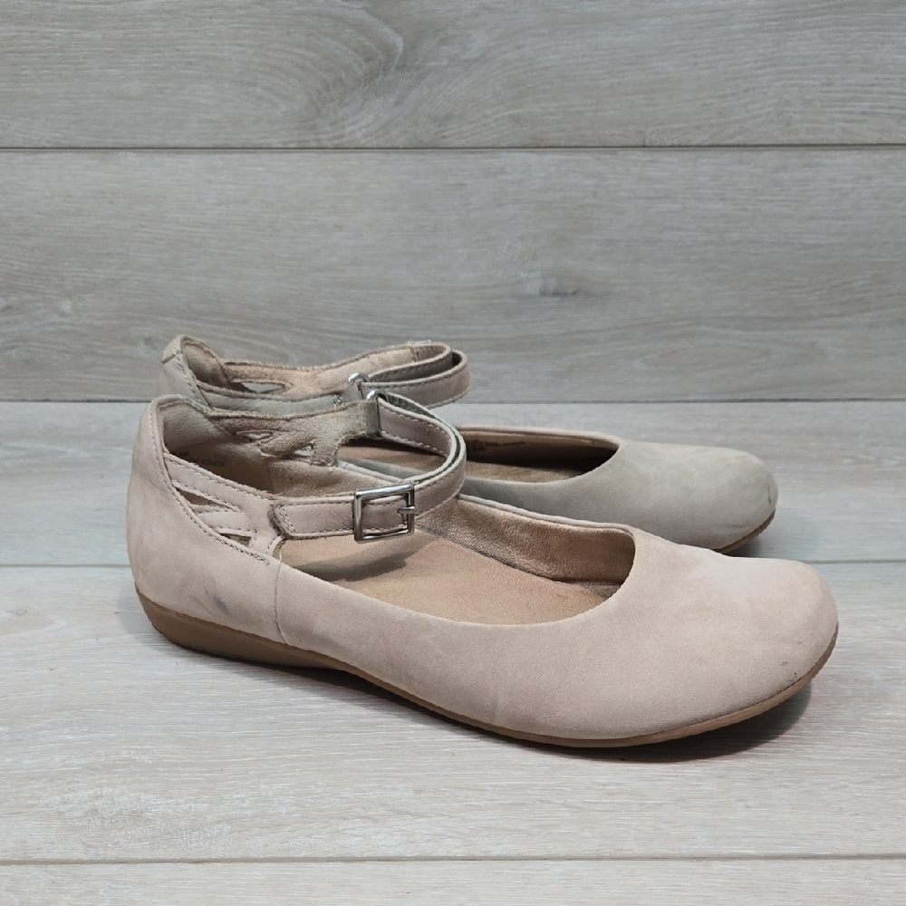Earth Women's Alder Almr Leather Mary Jane Clog Shoes Sz 8.5M